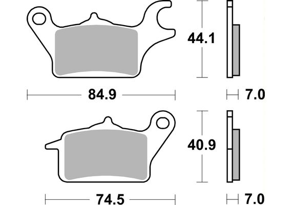 AP RACING ΤΑΚΆΚΙΑ ΕΜΠΡΌΣ HONDA SUPRA X GTR 150 WAVE 110 ASTREA GRAND 110 ΟΡΓΑΝΙΚΆ