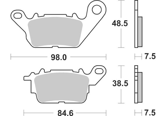AP RACING ΤΑΚΆΚΙΑ ΕΜΠΡΌΣ YAMAHA N MAX 125 155 2015-2024 ΟΡΓΑΝΙΚΆ