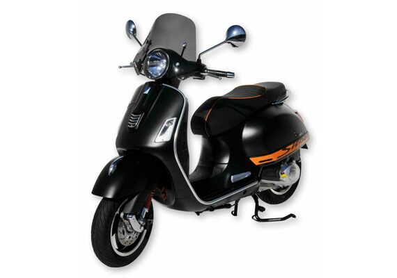ERMAX ΖΕΛΑΤΊΝΑ VESPA GTS 300 2008-2024 MINI SPORTIVO 40CM ΣΚΟΎΡΟ ΦΙΜΈ
