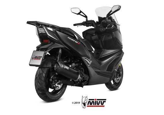 MIVV MOVER ΤΕΛΙΚΌ ΕΞΆΤΜΙΣΗΣ KYMCO X CITING 400I S 2019-2020 BLACK