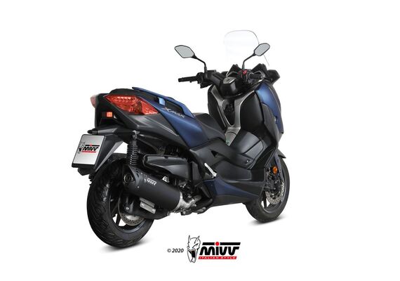 MIVV MOVER ΤΕΛΙΚΌ ΕΞΆΤΜΙΣΗΣ YAMAHA X MAX 400 2018-2020 BLACK