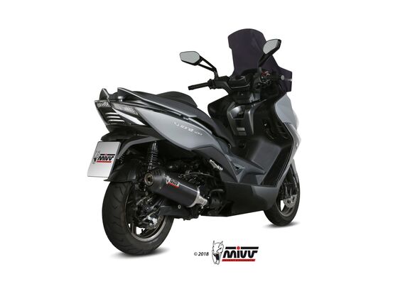 MIVV OVAL ΤΕΛΙΚΌ ΕΞΆΤΜΙΣΗΣ KYMCO X CITING 400I 2013-2018 BLACK
