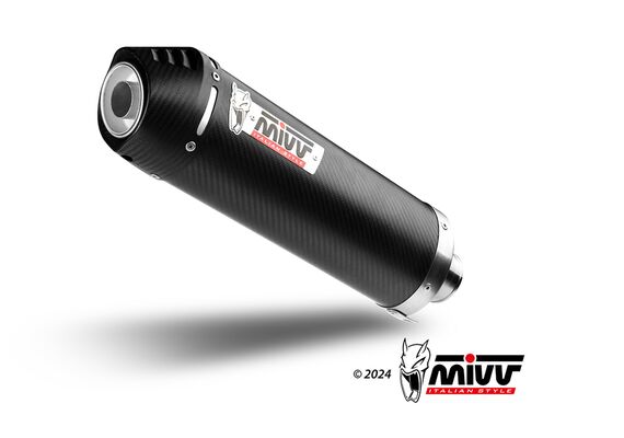 MIVV OVAL ΤΕΛΙΚΌ ΕΞΆΤΜΙΣΗΣ SUZUKI GSF 1250 BANDIT 07-16 GSX 1250FA 09-16 CARBON