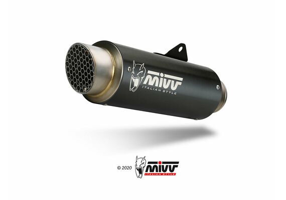 MIVV GPPRO ΤΕΛΙΚΌ ΕΞΆΤΜΙΣΗΣ SUZUKI GSXR 1000 2017-2020 BLACK