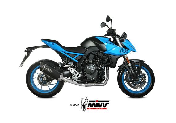 MIVV SR-1 ΟΛΌΣΩΜΗ ΕΞΆΤΜΙΣΗ SUZUKI GSX 8S 2023-2024 BLACK