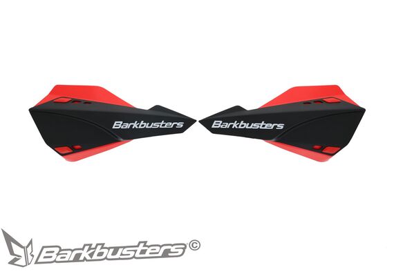 BARKBUSTERS SABRE ΧΟΎΦΤΕΣ ΤΙΜΟΝΙΟΎ MOTOCROSS ENDURO ΜΑΎΡΟ ΚΌΚΚΙΝΟ