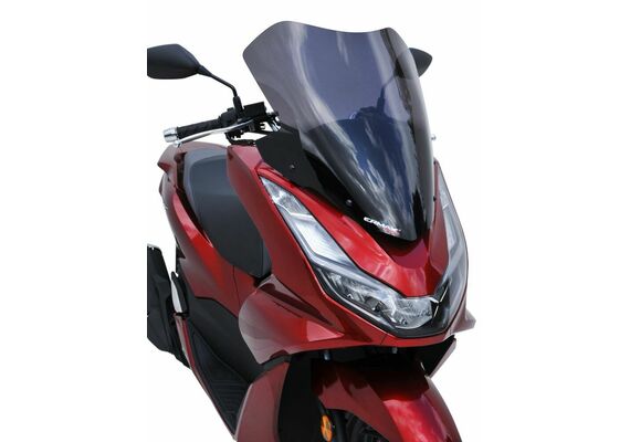ERMAX ΖΕΛΑΤΊΝΑ HONDA PCX 125 2021-2024 ΚΟΝΤΉ 53CM ΣΚΟΎΡΟ ΦΙΜΈ