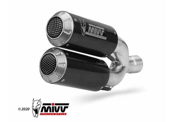 MIVV MK3 ΤΕΛΙΚΆ ΕΞΆΤΜΙΣΗΣ TRIUMPH SPEED TRIPLE 1200 RR / RS 2021-2024 CARBON