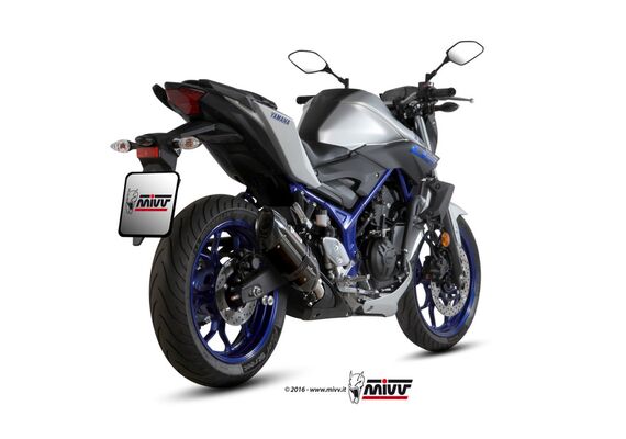 MIVV SUONO ΤΕΛΙΚΌ ΕΞΆΤΜΙΣΗΣ YAMAHA MT 03 2016-2024 BLACK