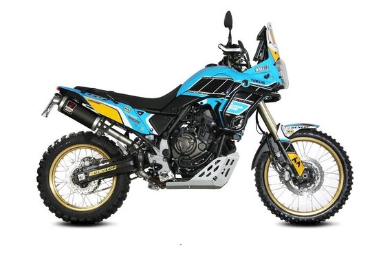 MIVV DAKAR ΤΕΛΙΚΌ ΕΞΆΤΜΙΣΗΣ YAMAHA TENERE 700 2019-2024 BLACK