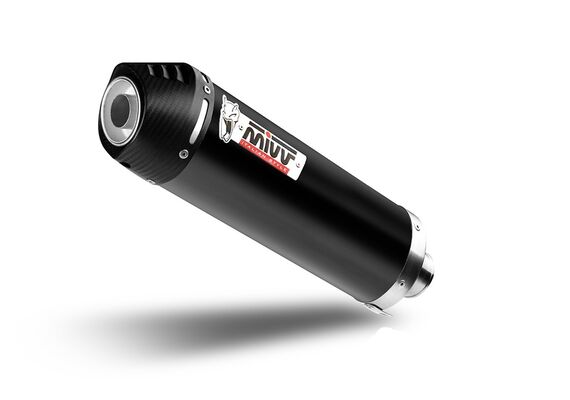 MIVV OVAL ΟΛΌΣΩΜΗ ΕΞΆΤΜΙΣΗ YAMAHA T MAX 560 2022-2024 BLACK