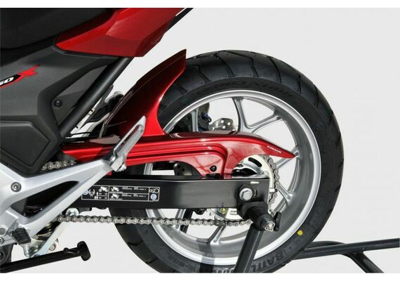ERMAX ΦΤΕΡΌ ΠΊΣΩ ΤΡΟΧΟΎ HONDA NC 750X 2016-2020 ΜΑΎΡΟ ΆΒΑΦΟ