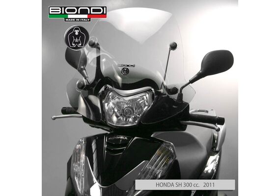 BIONDI ΖΕΛΑΤΊΝΑ SYM HD 300 2019-2024 HONDA SH 300 2011-2014 VISION 110 ΚΟΝΤΉ 47X54CM ΕΛΑΦΡΏΣ ΦΙΜΈ