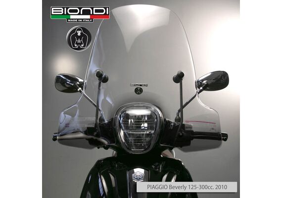 BIONDI ΖΕΛΑΤΊΝΑ PIAGGIO BEVERLY 300 350 2010-2020 ΨΗΛΉ 71X66CM ΔΙΆΦΑΝΗ
