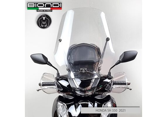 BIONDI ΖΕΛΑΤΊΝΑ HONDA SH 350 2021-2024 ΨΗΛΉ 56X47CM ΔΙΆΦΑΝΗ