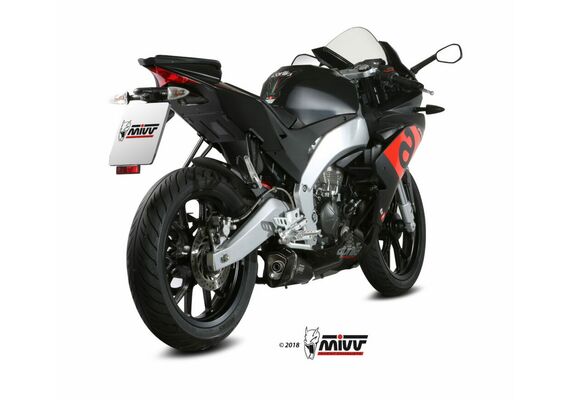 MIVV DELTA RACE ΤΕΛΙΚΌ ΕΞΆΤΜΙΣΗΣ APRILIA RS 125 2017-2020 BLACK