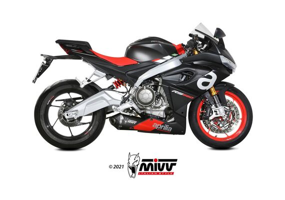 MIVV DELTA RACE ΟΛΌΣΩΜΗ ΕΞΆΤΜΙΣΗ APRILIA RS 660 TUONO 660 2020-2024 BLACK