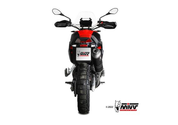 MIVV DAKAR ΤΕΛΙΚΌ ΕΞΆΤΜΙΣΗΣ APRILIA TUAREG 660 2022-2024 BLACK