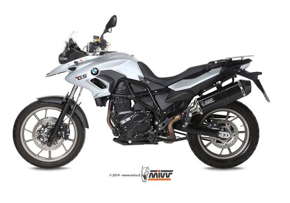 MIVV SPEED EDGE ΤΕΛΙΚΌ ΕΞΆΤΜΙΣΗΣ BMW F 700 GS 2013-2017 BLACK