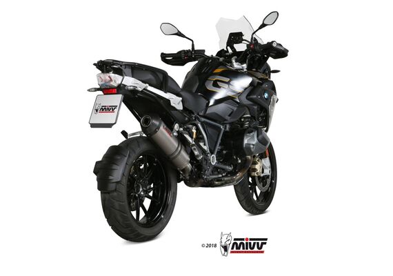 MIVV OVAL ΤΕΛΙΚΌ ΕΞΆΤΜΙΣΗΣ BMW R 1250 GS / ADVENTURE 2019-2023 TITANIUM