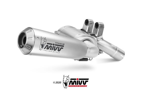 MIVV X-M1 ΤΕΛΙΚΌ ΕΞΆΤΜΙΣΗΣ BMW F 900 XR 2020-2026 TITANIUM