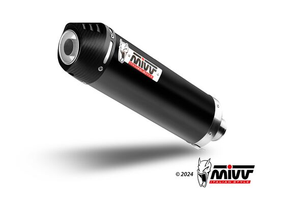 MIVV OVAL ΤΕΛΙΚΌ ΕΞΆΤΜΙΣΗΣ CF MOTO 650MT 2021-2024 BLACK