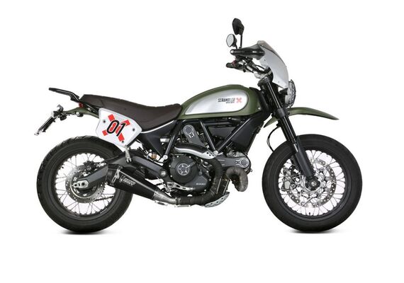 MIVV DELTA RACE ΤΕΛΙΚΌ ΕΞΆΤΜΙΣΗΣ DUCATI SCRAMBLER 800 2015-2020 BLACK