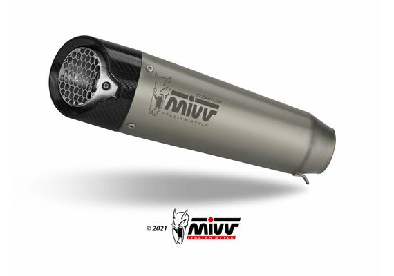 MIVV X-M5 ΤΕΛΙΚΌ ΕΞΆΤΜΙΣΗΣ DUCATI MONSTER 937 2021-2024 TITANIUM