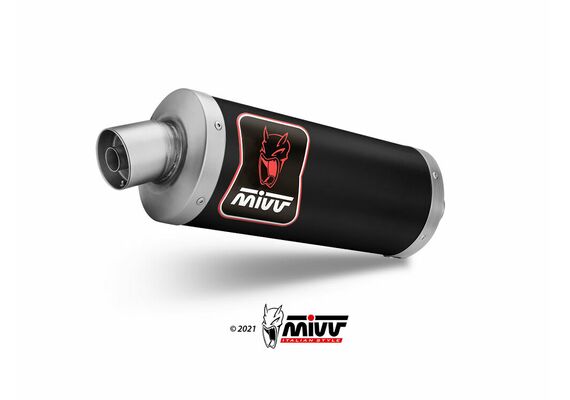 MIVV DAKAR ΤΕΛΙΚΌ ΕΞΆΤΜΙΣΗΣ HONDA CRF 1100 L AFRICA TWIN 2020-2023 BLACK