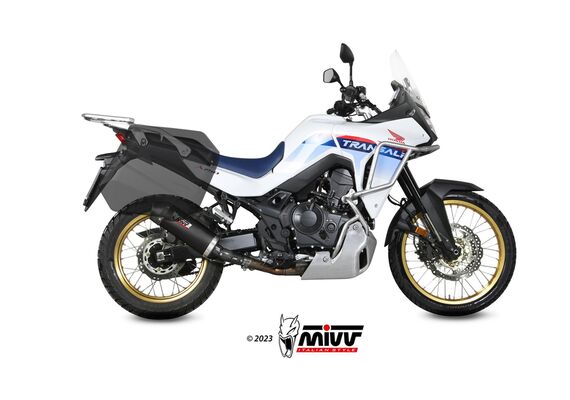 MIVV OVAL ΤΕΛΙΚΌ ΕΞΆΤΜΙΣΗΣ HONDA XL750 TRANSALP 2023-2024 BLACK
