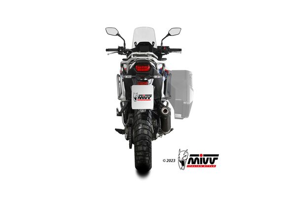 MIVV OVAL ΤΕΛΙΚΌ ΕΞΆΤΜΙΣΗΣ HONDA XL750 TRANSALP 2023-2024 BLACK