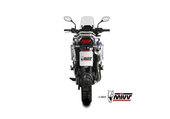 MIVV DAKAR ΤΕΛΙΚΌ ΕΞΆΤΜΙΣΗΣ HONDA XL750 TRANSALP 2023-2024 BLACK