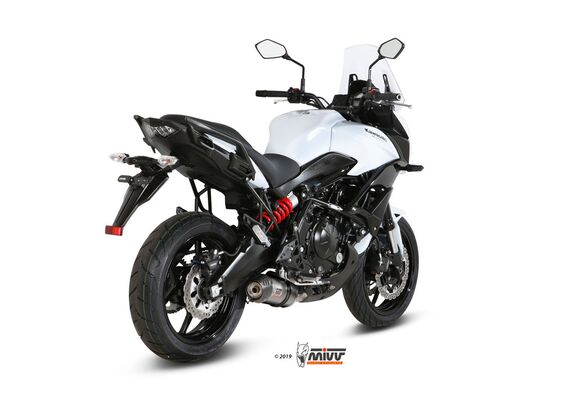 MIVV OVAL ΟΛΌΣΩΜΗ ΕΞΆΤΜΙΣΗ KAWASAKI VERSYS 650 2015-2021 TITANIUM