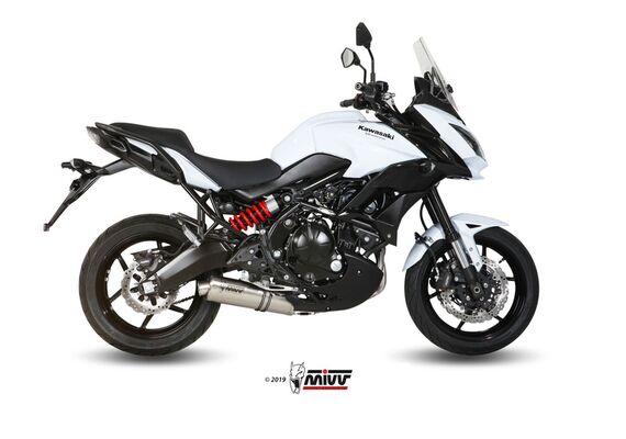 MIVV OVAL ΟΛΌΣΩΜΗ ΕΞΆΤΜΙΣΗ KAWASAKI VERSYS 650 2015-2021 ST. STEEL