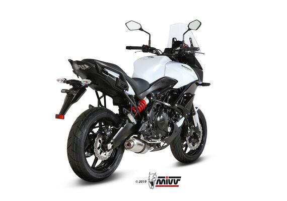 MIVV OVAL ΟΛΌΣΩΜΗ ΕΞΆΤΜΙΣΗ KAWASAKI VERSYS 650 2015-2021 ST. STEEL