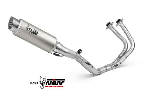 MIVV GPPRO ΟΛΌΣΩΜΗ ΕΞΆΤΜΙΣΗ KAWASAKI Z 650 NINJA 650 2017-2023 TITANIUM