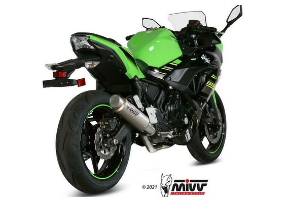 MIVV GPPRO ΟΛΌΣΩΜΗ ΕΞΆΤΜΙΣΗ KAWASAKI Z 650 NINJA 650 2017-2023 TITANIUM