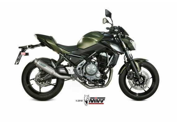 MIVV GPPRO ΟΛΌΣΩΜΗ ΕΞΆΤΜΙΣΗ KAWASAKI Z 650 NINJA 650 2017-2023 TITANIUM