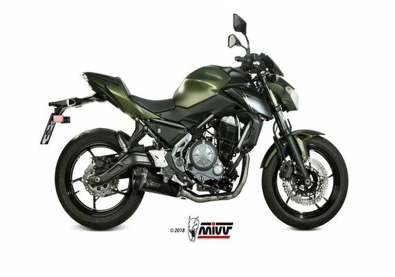 MIVV DELTA RACE ΟΛΌΣΩΜΗ ΕΞΆΤΜΙΣΗ KAWASAKI Z 650 NINJA 650 2017-2023 BLACK