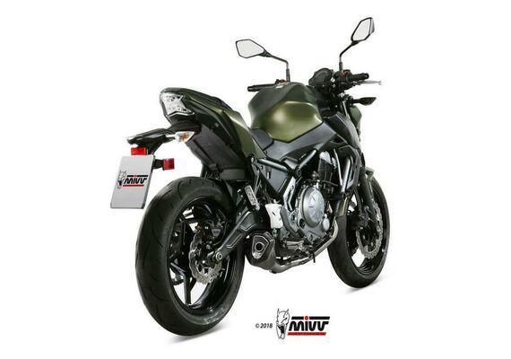 MIVV DELTA RACE ΟΛΌΣΩΜΗ ΕΞΆΤΜΙΣΗ KAWASAKI Z 650 NINJA 650 2017-2023 BLACK