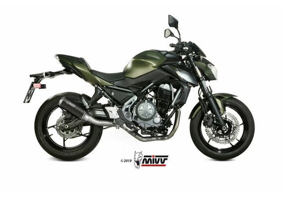 MIVV MK3 ΟΛΌΣΩΜΗ ΕΞΆΤΜΙΣΗ KAWASAKI Z 650 NINJA 650 2017-2023 BLACK