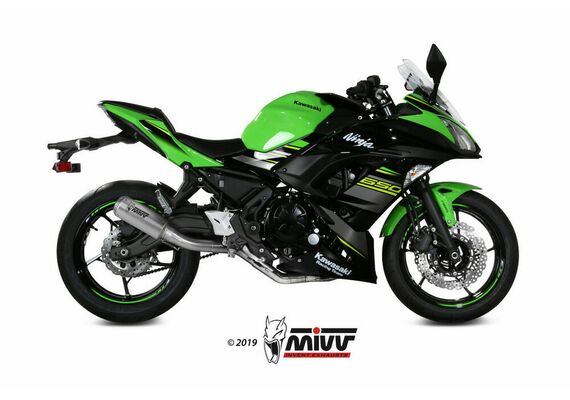 MIVV MK3 ΟΛΌΣΩΜΗ ΕΞΆΤΜΙΣΗ KAWASAKI Z 650 NINJA 650 2017-2023 ST. STEEL