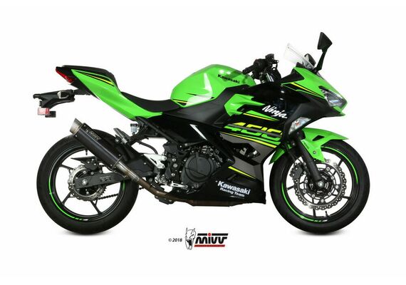 MIVV GPPRO ΤΕΛΙΚΌ ΕΞΆΤΜΙΣΗΣ KAWASAKI NINJA 400 Z 400 2018-2024 BLACK