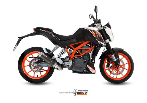 MIVV GP ΟΛΌΣΩΜΗ ΕΞΆΤΜΙΣΗ KTM DUKE 390 2013-2016 CARBON