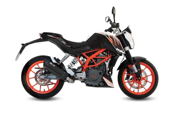 MIVV SUONO ΟΛΌΣΩΜΗ ΕΞΆΤΜΙΣΗ KTM DUKE 390 2013-2016 BLACK