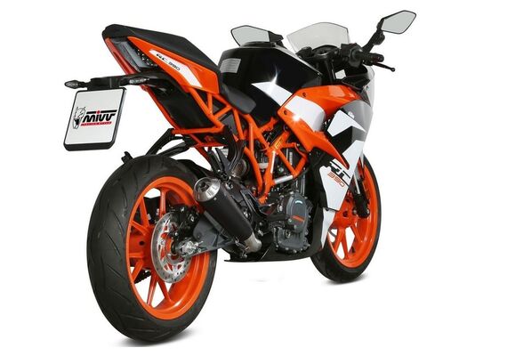 MIVV X-M1 ΤΕΛΙΚΌ ΕΞΆΤΜΙΣΗΣ KTM DUKE 125 390 RC 125 390 2017-2020 BLACK