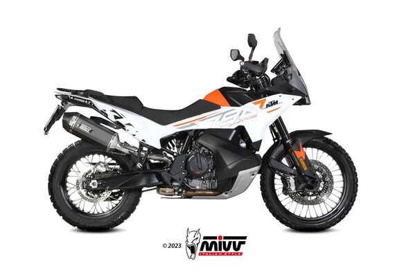 MIVV SPEED EDGE ΤΕΛΙΚΌ ΕΞΆΤΜΙΣΗΣ KTM 790 890 ADVENTURE R 2019-2024 BLACK