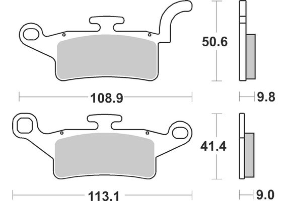 AP RACING ΤΑΚΆΚΙΑ ΕΜΠΡΌΣ YAMAHA XENTER 150 2011-2018 ΟΡΓΑΝΙΚΆ