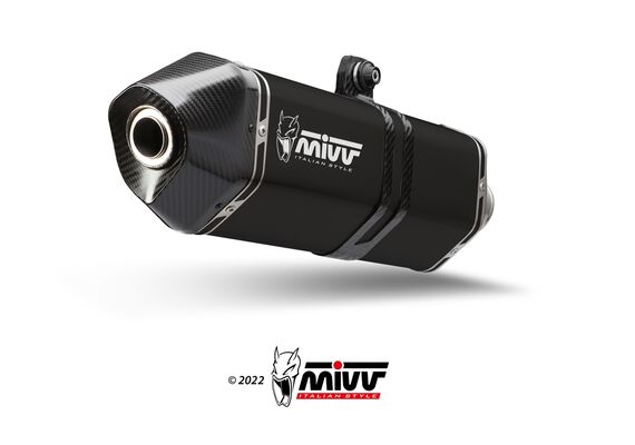 MIVV SPEED EDGE ΤΕΛΙΚΌ ΕΞΆΤΜΙΣΗΣ MOTO GUZZI V85 TT 2019-2024 BLACK