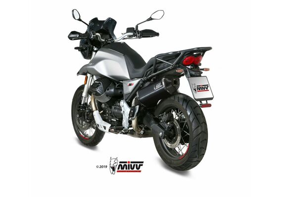 MIVV SPEED EDGE ΤΕΛΙΚΌ ΕΞΆΤΜΙΣΗΣ MOTO GUZZI V85 TT 2019-2024 BLACK